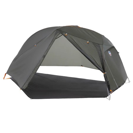 Big Agnes Footprint Copper Spur UL1 Bikepack aufgebaut mit separat erhältlichem Zelt