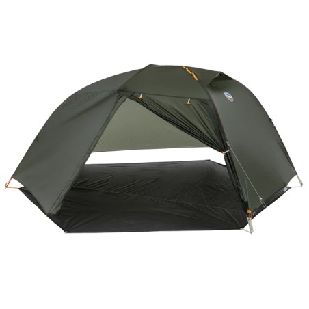 Big Agnes Footprint Copper Spur UL2 Bikepack zusammen mit Außenzelt aufgebaut (nicht enthalten)