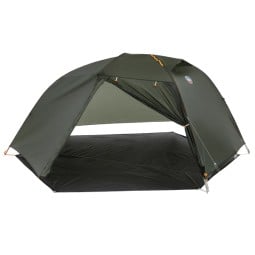 Big Agnes Footprint Copper Spur UL2 Bikepack zusammen mit Außenzelt aufgebaut (nicht enthalten)