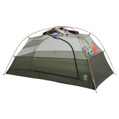 Big Agnes Copper Spur UL2 Bikepack mit Stauraum für AUsrüstung am Innenzelt