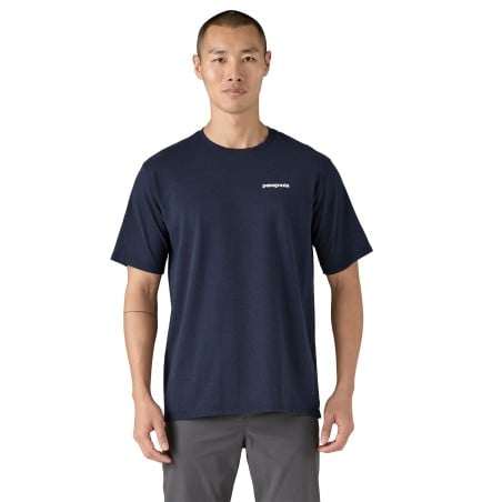 Patagonia P-6 Logo Responsibili-Tee New Navy Vorderansicht