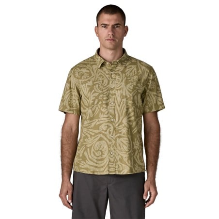 Patagonia Back Step Shirt ENWS Herrenhemd Kurzarm Frontansicht