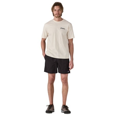 Patagonia Baggies Shorts BOB von Model getragen, 185 cm groß in Größe M