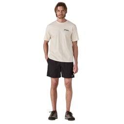 Patagonia Baggies Shorts BOB von Model getragen, 185 cm groß in Größe M