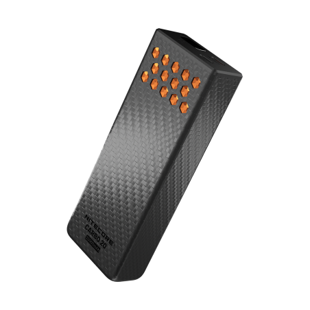 Nitecore Powerbank CARBO20 in der Farbe Orange