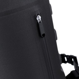 ORTLIEB Commuter Daypack City 21 L Schwarz mit Tasche an der Seite