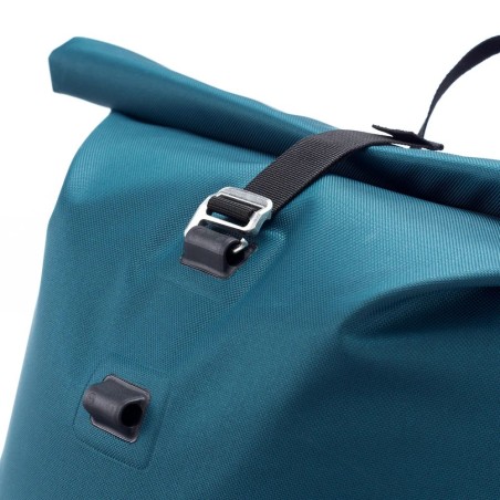 ORTLIEB Commuter Daypack City 27 L Petrol mit Stufenweise verstellbaren Rolltop verschluss