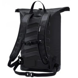 ORTLIEB Commuter Daypack City 27 L Black mit gepolsterten Schaumstoff Tragesystem
