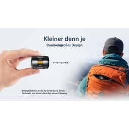 Nitecore AP01 Minipumpe mitwinzigem Gewicht und kleinem Packmaß