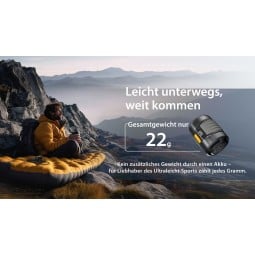 Nitecore AP01 Minipumpe ohne integrierten Akku spart Gewicht