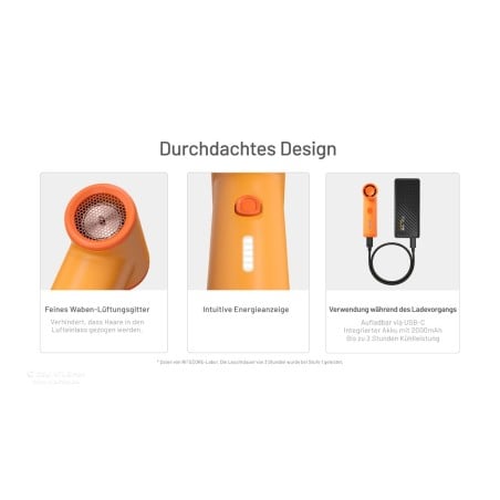 Nitecore NEF NANO Mini Handventilator mit einem durchdachten Design