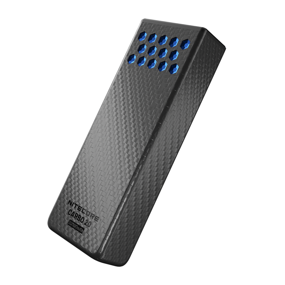 Nitecore Powerbank CARBO20 in blau
