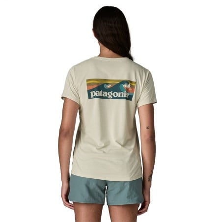 Patagonia Capilene Cool Daily Shirt Damen von Model getragen Rückansicht