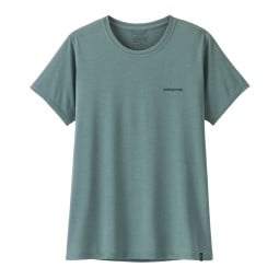 Patagonia Capilene Cool Daily Shirt Damen BSLX Vorderseite mit kleinem Logo