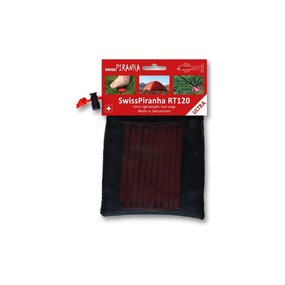 Swiss Piranha Peg RT120 10er Pack mit Tasche
