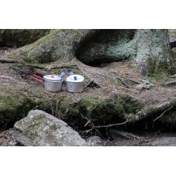 Trangia Micro Light Kochset draußen im Einsatz