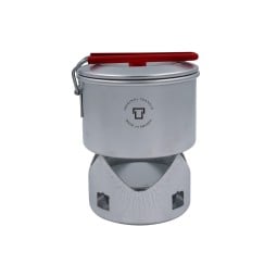 Trangia Micro Light Kochset mit kompaktem Topf, Brenner und Topfstand