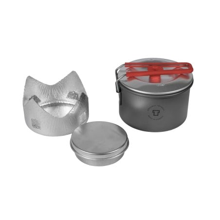 Trangia Micro Light HA Kochset mit Gelbrenner und Topfstand