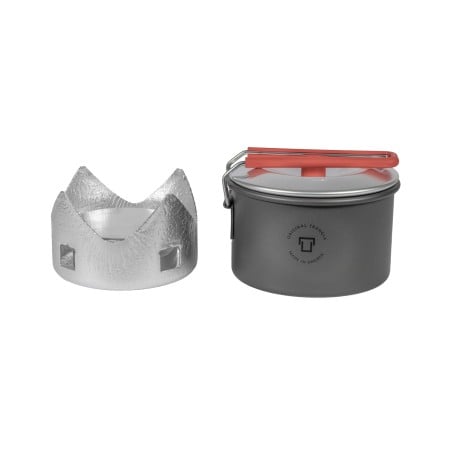 Trangia Micro Light HA Kochset Topf und Topfstand nebeneinander