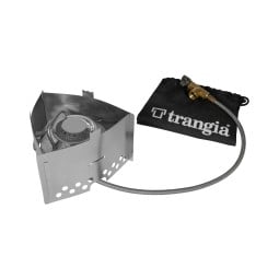 Trangia Triangle mit Gasbrenner