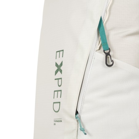 Exped Typhoon 25 Tagesrucksack Reißverschlussfach vorne mit Schlüsselkarabiner