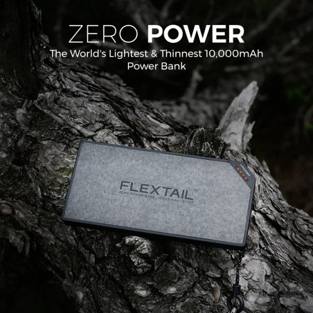 Flextail Zero Powerbank 10000C mit ultraleichtem Carbongehäuse