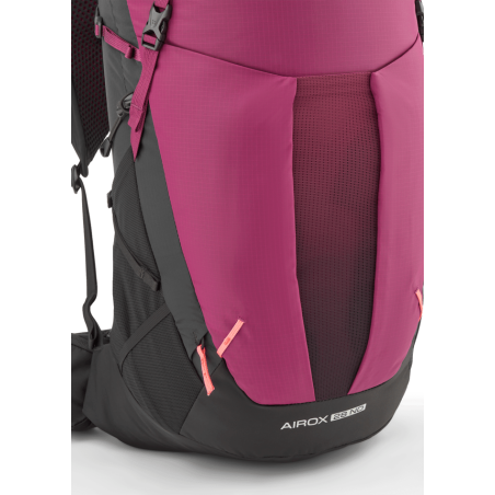 Rab Airox ND28L Tagesrucksack Damen Mulberry Black Frontansicht