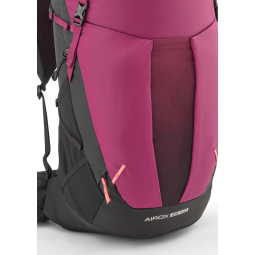 Rab Airox ND28L Tagesrucksack Damen Mulberry Black Frontansicht