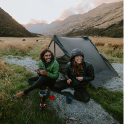 Gossamer Gear The Two Einwandzelt draußen im Einsatz