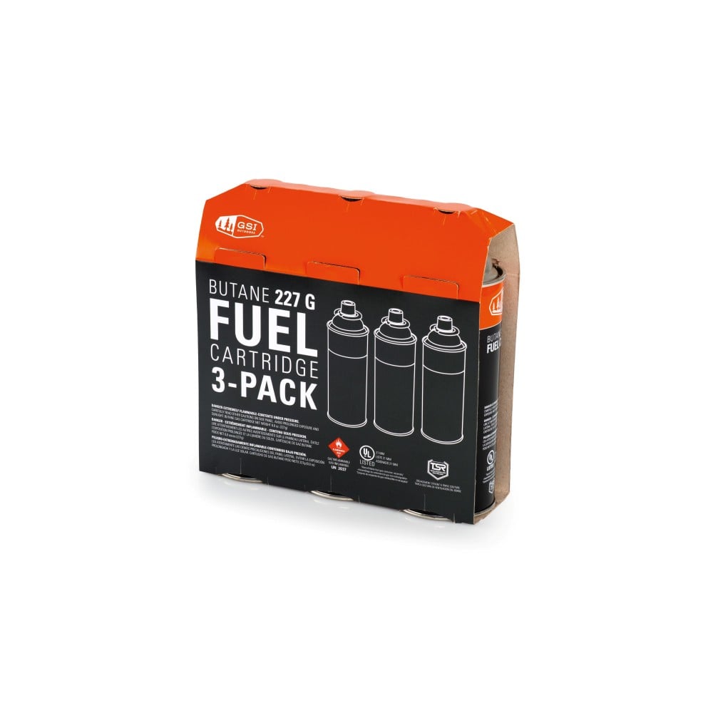 GSI Butane 227g Cartridge im 3er Pack