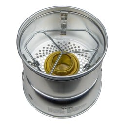 Trangia Kochereinsatz Espressostern eingebaut in ein Trangia Sturmkocher Set