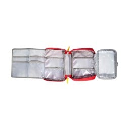 Tatonka First Aid S Erste-Hilfe Tasche komplett geöffnet