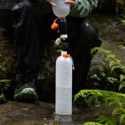 Cnoc Thru Bottle Trinkflasche perfekt für die Trinkwasserversorgung auf Long Distance Hikes