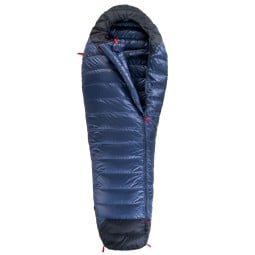 Pajak Core 350 Navy Daunenschlafsack oben geöffnet