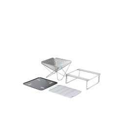 Snow Peak Snow Peak Takibi Fire & Grill Set Pack & Carry Fireplace Kit Größe L Einzelteile
