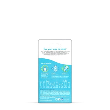 HydraPak Bottle Bright Reinigungstabletten 12 Stk Rückseite der Verpackung