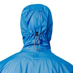 Montbell Peak Shell Jacket UL Regenjacke Kapuze verstellbar am Hinterkopf