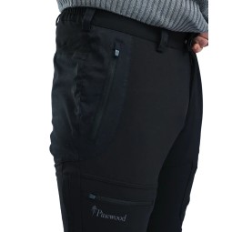 Pinewood Finnveden Hybrid Trousers Black Seitenansicht