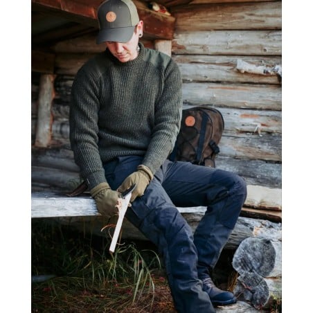 Pinewood Lappland Rough Sweater Wollpullover für Herren im Einsatz