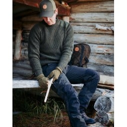 Pinewood Lappland Rough Sweater Wollpullover für Herren im Einsatz