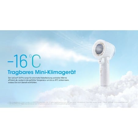 Nitecore izzCool20 Pro Handventilator für deutliche Abkühlung durch feinen Wassernebel