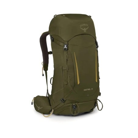 Osprey Kestrel 38 Rucksack Moss Green Halbprofil Front