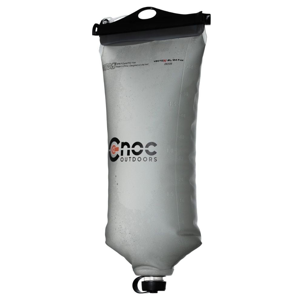 Cnoc VectoX 28 mm Faltflasche Smoky seitliche Ansicht