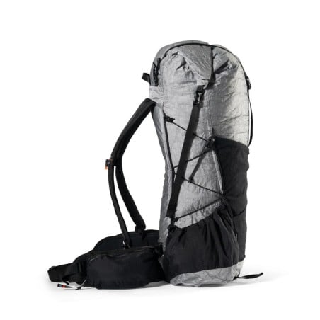 Hyperlite Mountain Gear Unbound 55 Rucksack Grey mit geräumigen Seitentaschen
