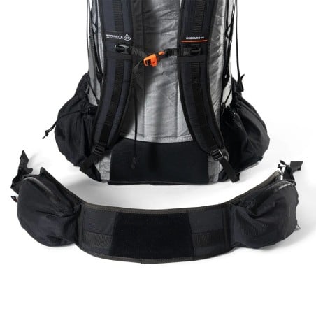 Hyperlite Mountain Gear Unbound 55 Rucksack Grey mit optional entfernbaren Hüftgurt