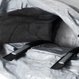 Hyperlite Mountain Gear Unbound 55 Rucksack Grey mit optional entfernbaren Rahmen.