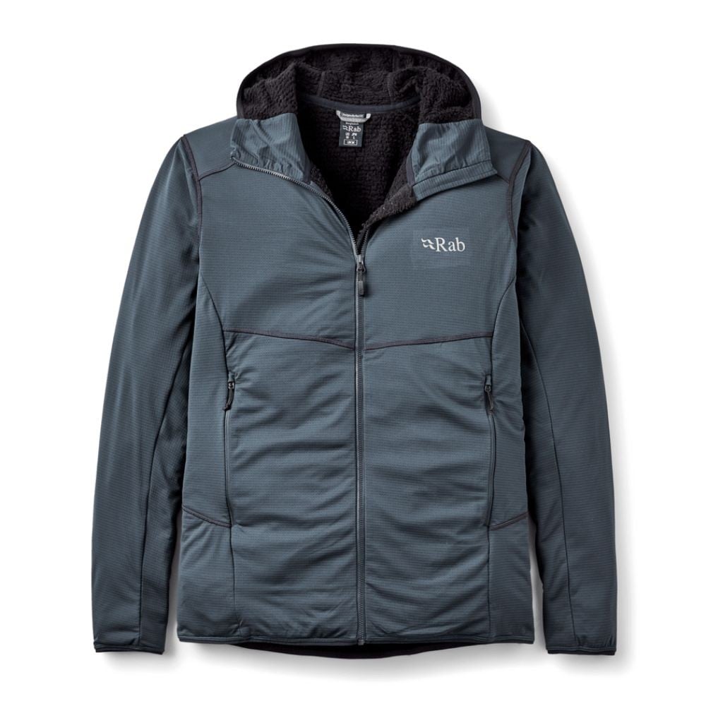 Rab Evolute Hoodie Fleecejacke Beluga