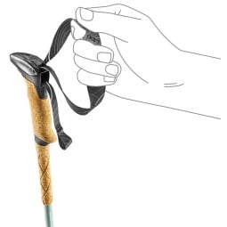 Leki Makalu Lite Compact Trekkingstöcke Detail Handschlaufe