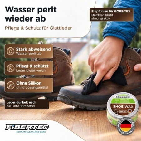 Fibertec Shoe Wax Pflege & Imprägnierung Hinweise