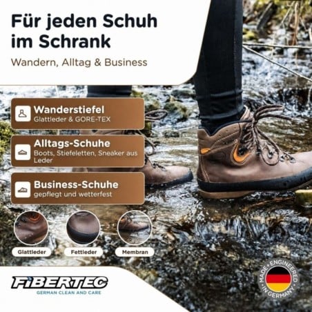 Fibertec Shoe Wax Pflege & Imprägnierung geeignet für